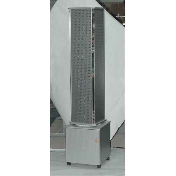 爆款义乌厂家落地式洞板饰品架旋转带柜展示架精品大型饰品货架