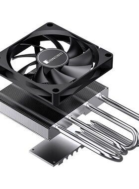 乔思伯hp400hs 下压式散热器cpu风扇超薄4热管itx一体机1700针am4