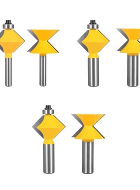 90榫合刀拼板拼接刀黄色镂D铣刀木工铣锣机钨钢木工铣刀