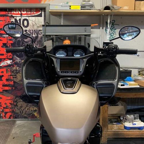 Dirtybird脏鸟适q用于印第安车把酋长羊角把大师挑战者14英寸高把