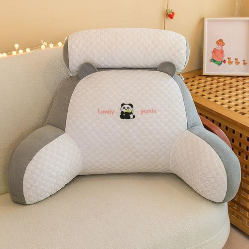 冰宿舍书大靠背床上nm枕头床头软包豆靠枕M护腰垫学生抱枕沙发靠