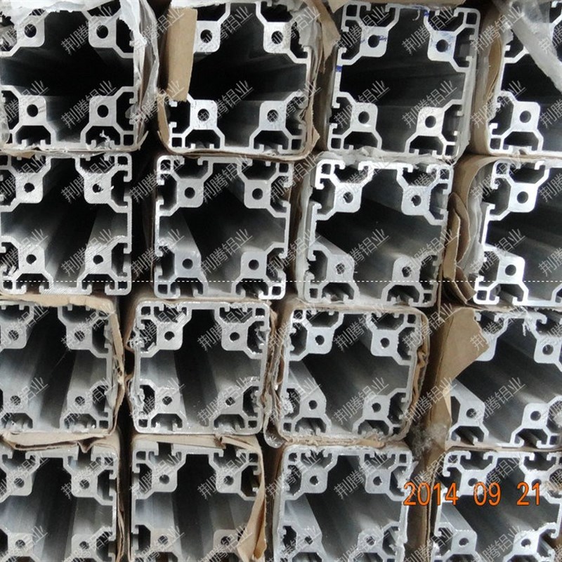 热销工业铝型材8080欧标u铝合金型材支架框架机械设备铝材加工组