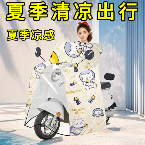 电动车挡风被四季通用夏季防晒罩