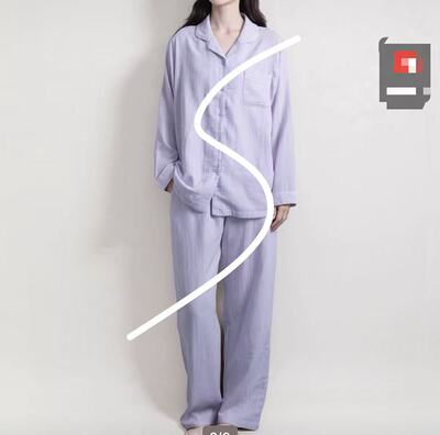 2638！品牌新款 巨柔软 双层纱邹邹纱睡衣套装