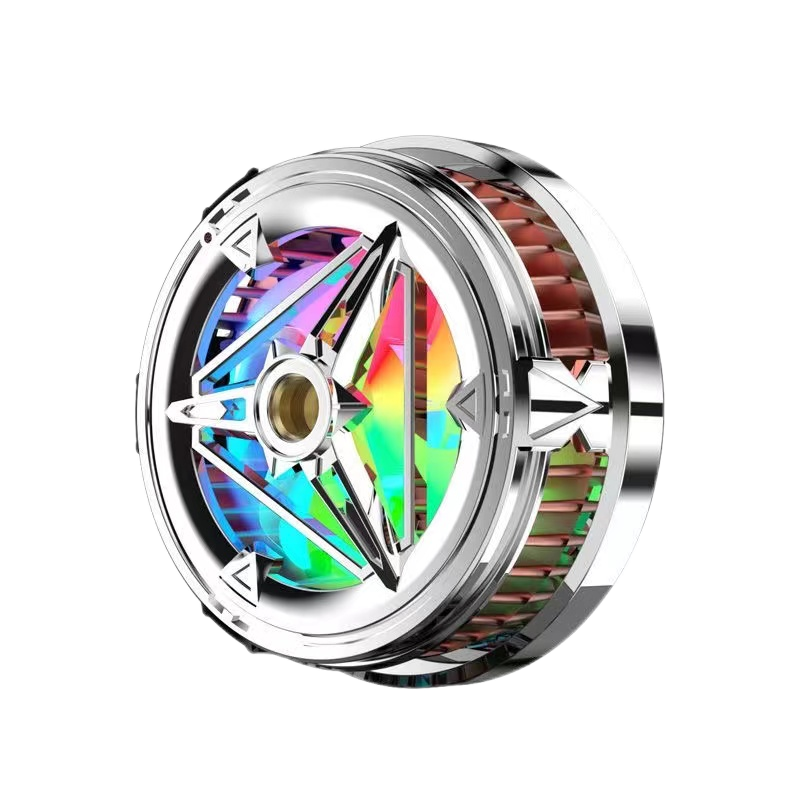 连意手机磁吸散热器背夹半导体制冷TEC降温神器风冷静音无线充电适用iqoo苹果小米红魔黑鲨pro平板直播打游戏