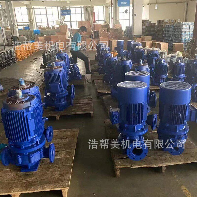 ISG/IRG立式管道离s心泵锅炉冷热水循环水泵空调暖通管道增压泵