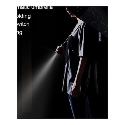 90Funb Automatic Reverse Folding Umbrella Men Led Luminous W