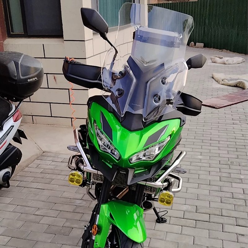 适用 川崎z900异兽verssys650/1000改装件护手挡风 手把挡风
