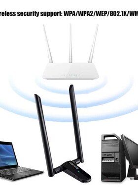 2.4 5.8GHz USB 3.0 WiFi Receiver Dual Band 1200MT MT7612U Gi