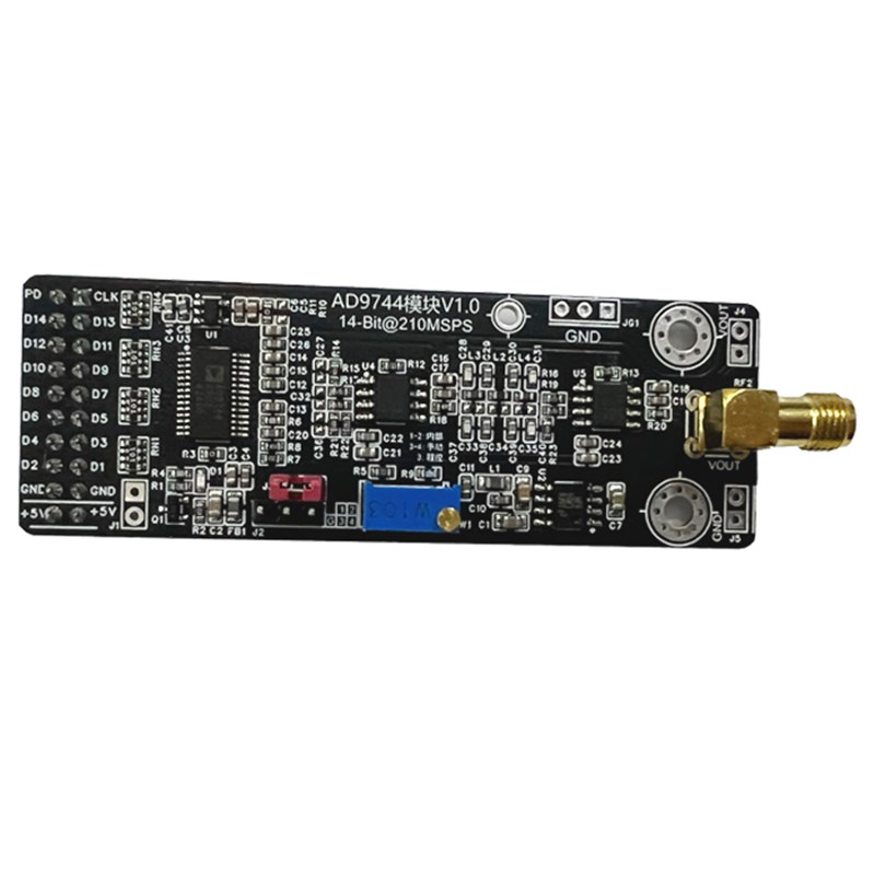 AD9744模块高速DAC14位v210M更新率 数模转换器配套FPGA开发例程