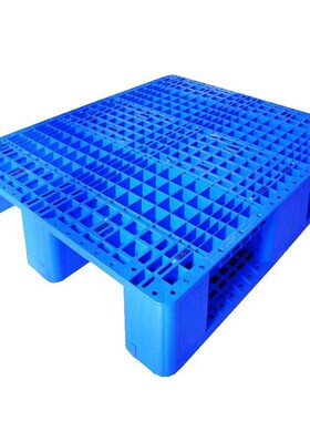 黑色川字形塑胶卡板120*100*K17网格川字塑料托盘