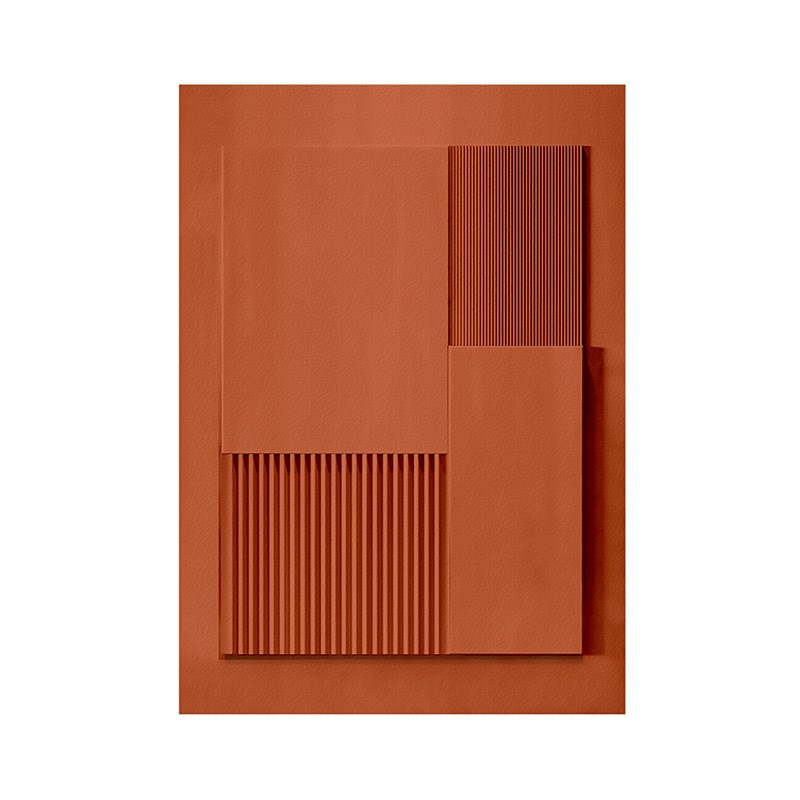 入户玄关抽象浮雕立体装饰画客厅沙E发背景墙砂岩肌理侘寂风壁挂