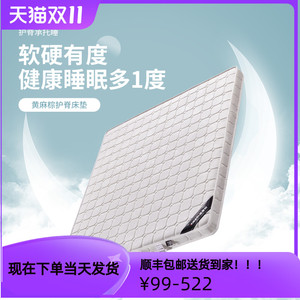 乳胶棕垫家用天然椰棕床垫软硬两用榻榻米席梦思护脊椎可折叠定制