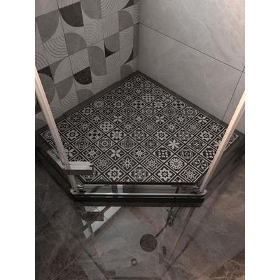 淋浴房地板砖卫生间雕刻瓷砖防滑地砖浴室脚踏石600x900垫脚石