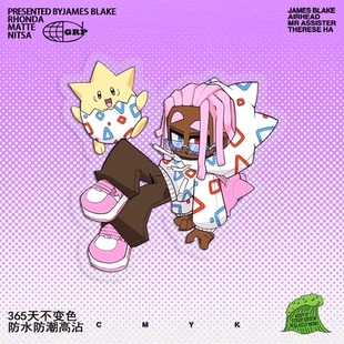 炫彩美式朋克风波克比机车电动车汽车内饰文具盒防划不干胶uv贴纸