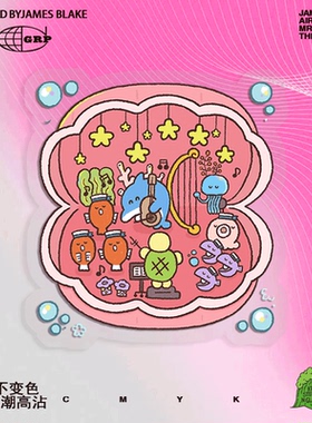 卡通小丑鱼音乐会DIY手机壳平板电脑行李箱防水防划装饰防水贴纸