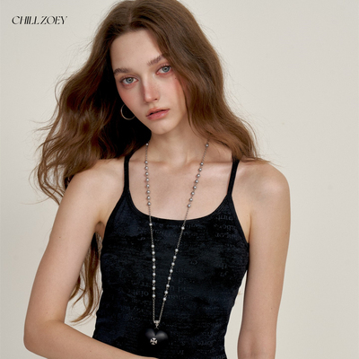 CHILL ZOEY檀言背心2026新款女生设计感外穿吊带时尚休闲简约上衣