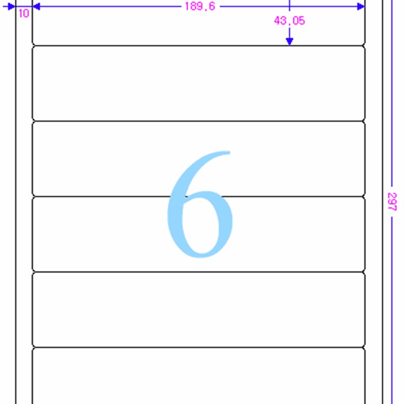 A4/不干胶/标签纸/透明防水PET标签纸C/爱雷博透明CL516LT-100张A