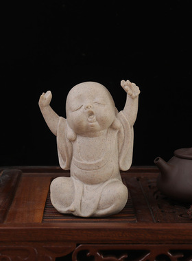 创意小和尚家居摆件工艺品客厅卧室装饰物K品酒柜玄关桌面布置摆