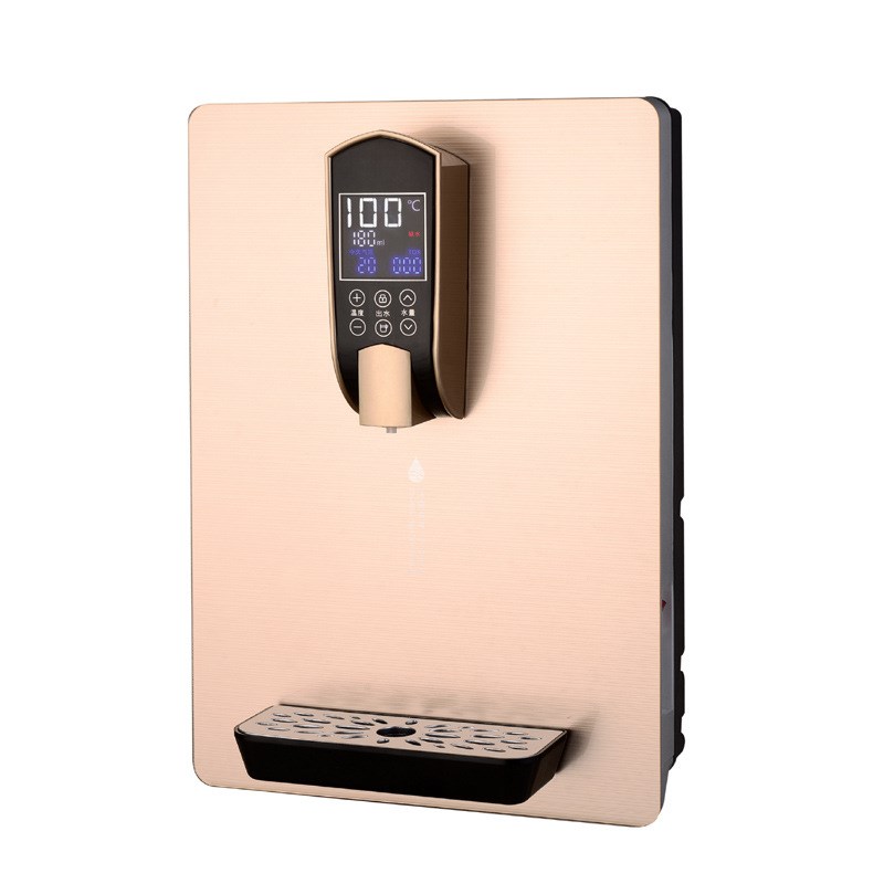 多级温度调节水量Tds环境温度显示大屏幕即热饮水R机壁挂式管道机