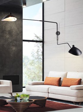 Nordic Serge Mouille Wall Syconces Adjustable Arm Wall Lamps