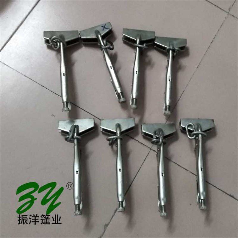 大力钳膜结构夹具夹板停车棚张拉膜布配套工具R不锈钢夹膜器停车