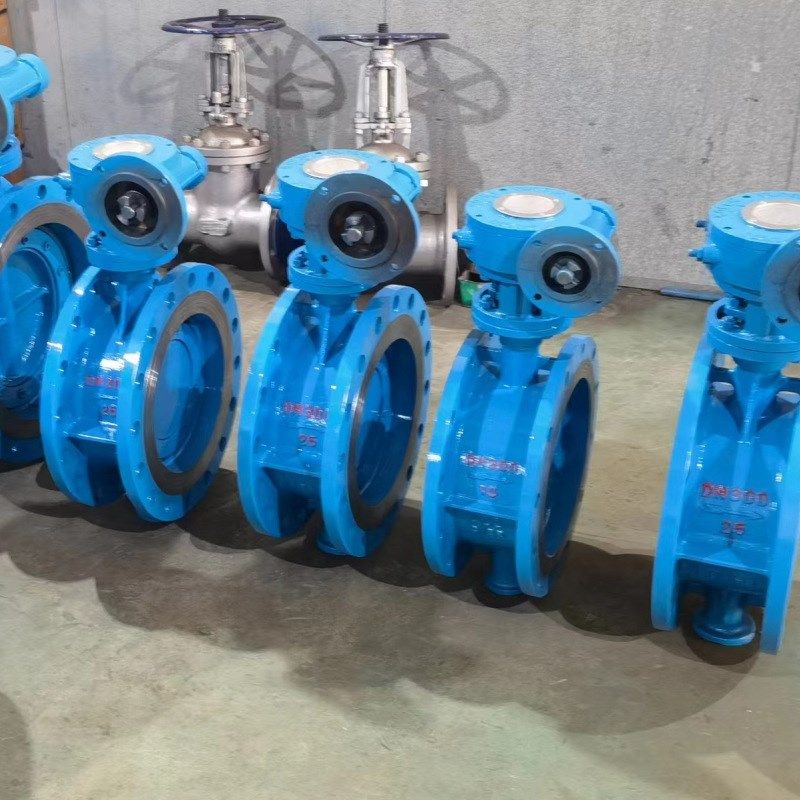 KET凯尔特阀门涡轮铸钢硬密封法兰蝶阀D343H-10/16/U25C高温蒸汽