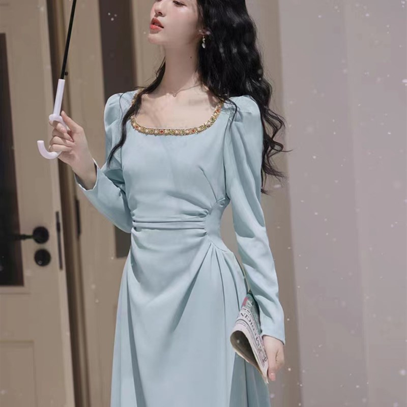 极速妹妹弟弟结婚姐姐穿的衣服参加订婚礼服复Q古伴娘服秋季连衣