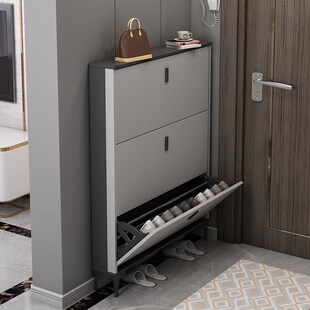 极速门口b鞋柜室外过道电梯口带锁家用入户楼道实木简易放走廊防