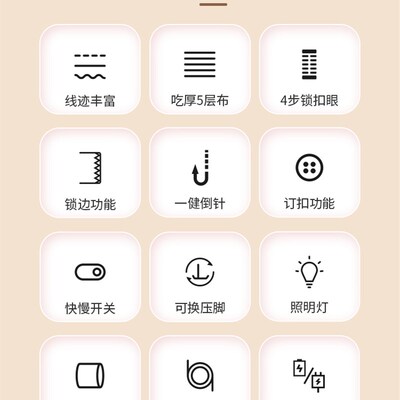 极速促505A缝纫机家用电动多功能锁边迷你带锁M边台式2023升级款