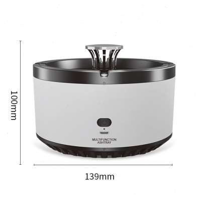 极速智能烟灰缸家用办公室客厅车载内防飞灰高端创W意吸烟空气净