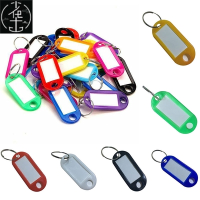 极速30pcs/set Multincolor Keychain Key ID Label Tags Luggage