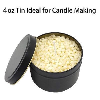 新品Quality Candle Tins, 24 Piece, 4F Oz Metal Candle Contai