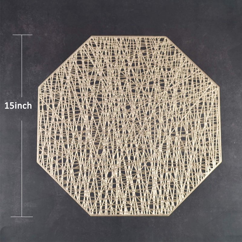 极速Placemats for Dining Table Set Of 6 Place MatsV Octagona