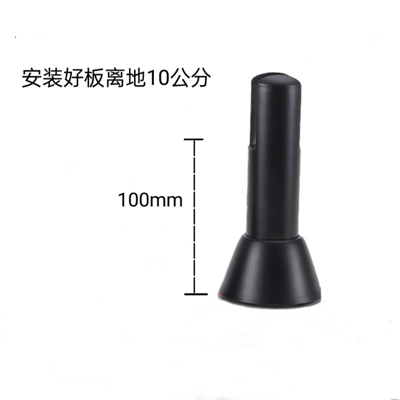 极速公共化妆室隔板五金配件支撑脚30H4不锈钢隔断支架底座支脚套