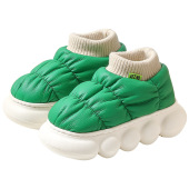 加绒r家用室内防滑情侣厚底踩屎感保暖拖鞋 男冬季 冬 厂家棉鞋 新品