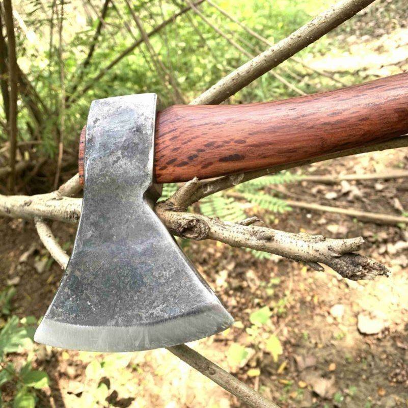 极速斧头户外斧子工具采伐斧劈柴砍树家用全钢板R斧防身结实耐用