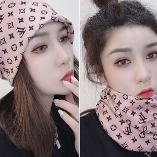 极速日本ZD围脖女脖颈套春秋薄款百搭护K颈椎脖套秋冬保暖面罩帽