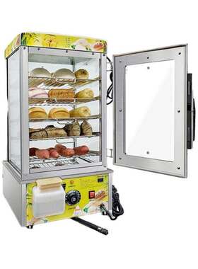 极速NGNLW电热蒸包机蒸t包炉商用包子机蒸包柜玻璃抽屉式保温蒸柜