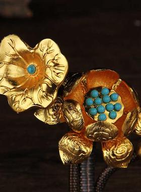 极速密宗用品供具法器佛堂佛前供花莲花八供合金朵玛X食子 酥油花