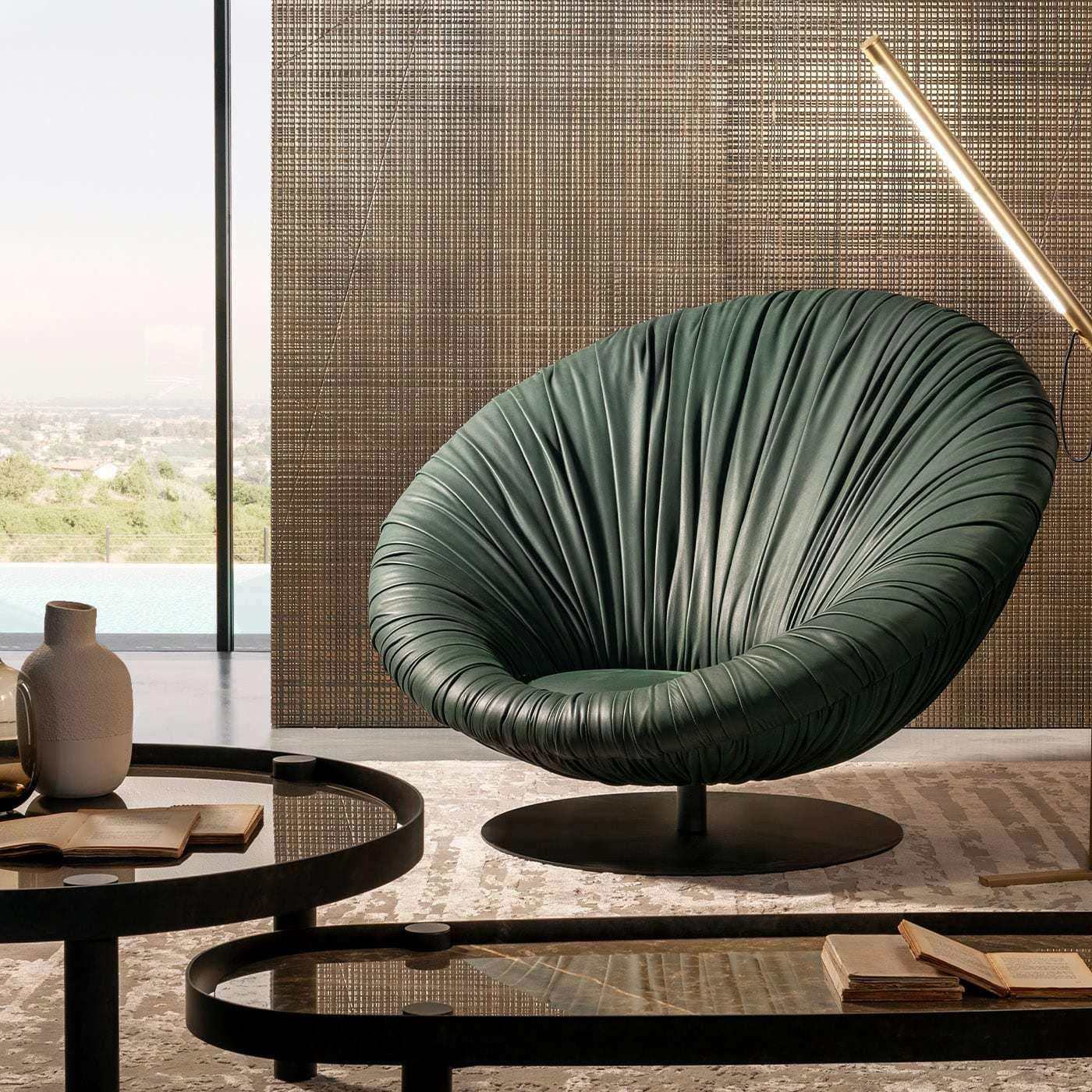 现代简约褶皱沙发椅皮革靠背扶手椅酒店客厅家用圆形蛋椅子家用,鲜花速递/花卉仿真/绿植园艺,割草机/草坪机,淘宝优惠券,粉丝福利购,淘宝优惠卷