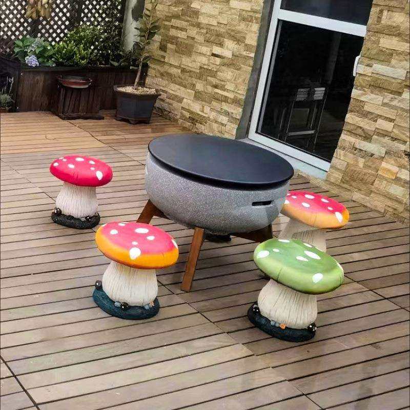 户外花园庭院树脂装饰摆件别墅工艺品园林家居仿真蘑菇凳子装饰品,鲜花速递/花卉仿真/绿植园艺,割草机/草坪机,淘宝优惠券,粉丝福利购,淘宝优惠卷