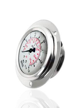 供WIKA威卡轴向带前边不锈钢充油耐震压力表YBN63ZT 140psi 1MPa