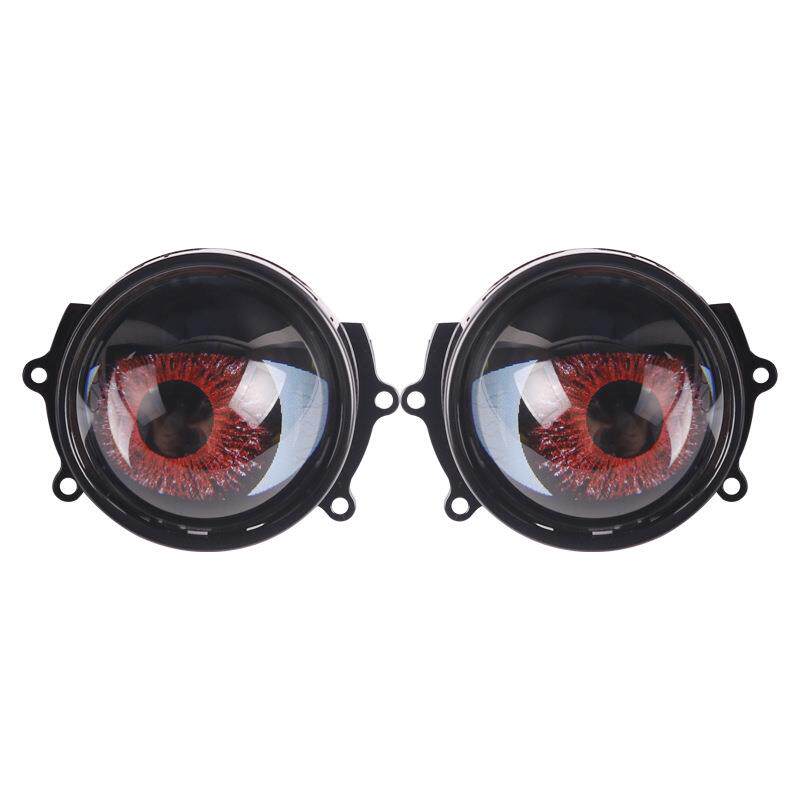 手机APP控制SANVI新款3寸LED恶魔眼12V 红 紫 冰蓝 绿8+1模式