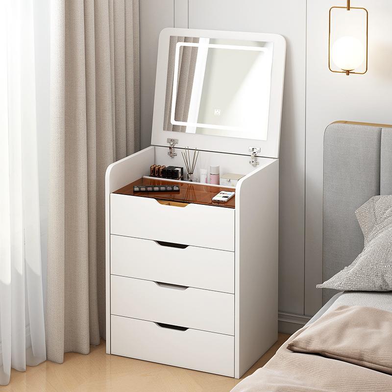 梳妆台小户型可翻盖现代简约收纳柜一体化妆台斗柜床头迷你化妆桌
