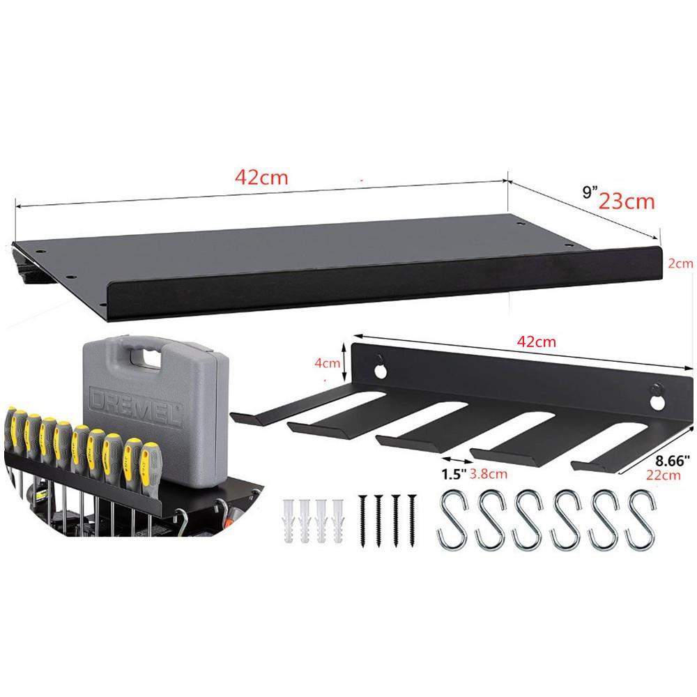 跨境temu电钻收纳架、钻头支架壁挂式管理器工具架车库组织和存储