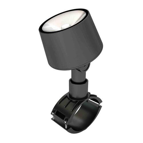 LED抱杆灯外壳投光灯外壳抱箍插地草坪灯外壳10W15W20W30W50W