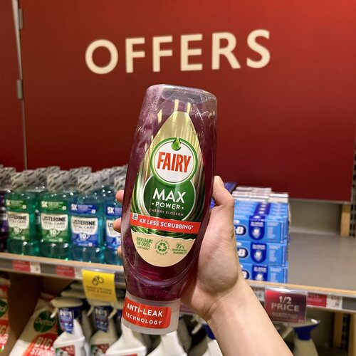英国超市Fairy白金洗洁精4倍去污