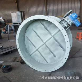 定制烟气管道通风蝶阀手动涡轮调节阀除尘管道电气动不锈钢通风蝶