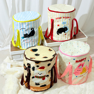 卡通可爱足浴桶便携旅行折叠泡脚桶过小脚家用学生宿舍洗脚桶冬季